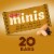 Larabar Minis Peanut Butter Chocolate Chip Fruit and Nut bars Perspective: left