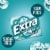 Extra Gum Polar Ice Sugar Free Chewing Gum Single Pack Perspective: left