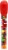 SKITTLES Original Valentine's Candy Tube with Heart Topper Perspective: left