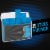 5 GUM Peppermint Cobalt Sugar Free Chewing Gum Pack Perspective: left
