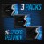 5 Gum Peppermint Cobalt Sugar Free Chewing Gum Perspective: left