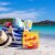 Starburst Original Fruit Chews Summer Candy Family Size Bag Perspective: left