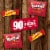 Skittles Original & Starburst Original Fruit Chews Fun Size Variety Pack Perspective: left