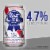 Pabst Blue Ribbon American Lager Beer Perspective: left