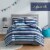 Moonbeams Twin Comforter Set - 7 Piece Rugby Stripes Perspective: left