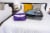Med Manager Mini Medicine Organizer and Pill Case, Holds (10) Pill Bottles, Purple Perspective: left