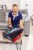 Med Manager Diabetic Supply Organizer with Insulin Cooler Travel Case, Red Perspective: left