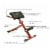 Stamina X Adjustable Ab Back Core Strength Exercise Fitness Hyperextension Bench Perspective: left