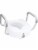 Carex E-Z Lock Raised Toilet Seat with Removable or Adjustable- 5 Inch - Fits Most Toilets Perspective: left