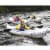 Sea Eagle 330 Deluxe 2 Person Inflatable Sport Kayak Canoe Boat w/ Pump & Oars Perspective: left