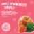 Earth's Best Organic Baby Food Pouches, 6+ Months, Fruit & Veggie Puree, Strawberry Apple Spinach Perspective: left