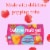 Del Monte Bubble Fruit Pineapple Gel Tropical Fruit Cup Snacks Perspective: left