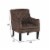 Ashley Drakelle Tufted Accent Chair in Mahogany Perspective: left