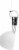 KitchenAid Measuring Cups - White/Black Perspective: left