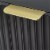 TMS Valen Channel Contemporary MDF & Metal Front Sideboard in Black Perspective: left