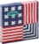 Caspari Williamsburg Napkins - 20 pk - Vintage Quilt Perspective: left