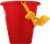 American Plastic Toys Sand Mold Pail and Shovel - Assorted Perspective: left