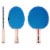 Franklin Two Player Table Tennis Paddle Set - Blue/Red Perspective: left