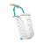 Home Logic Rolling Hamper - White/Aqua Perspective: left