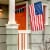 Annin Flagmakers Nylon American Flag Perspective: left