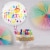 FELIZ CUMPLEAÑOS Helium Filled Balloon Perspective: left