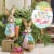 Happy Easter Egg Oversized Helium Filled Balloon Perspective: left