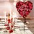 Romantic Glow Happy Valentine's Day Helium Filled Balloon - Red Perspective: left