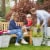 Novelty Artstone 11.5 x 12 in. Dia. Mint Resin & Stone Powder Ella Flower Pot Perspective: left