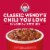 Wendy's Chili With Beans Canned Chili Perspective: left