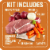 Tyson® Slow Cooker Pork Roast Meal Kit with Vegetables & Seasoning Boneless Family Size Perspective: left