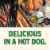 Eckrich Cheese Hot Dog Franks Perspective: left