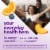 vitafusion MultiVites Berry, Peach, and Orange Flavored Multivitamin Gummies Perspective: left