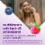 Vitafusion™ Gorgeous Hair Skin & Nails Natural Raspberry Flavor Multivitamin Gummies 100 Count Perspective: left
