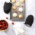 KitchenAid Asteroid Mini Oven Mitt - 2 Pack - Black Perspective: left