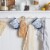 Martha Stewart Stripe Medallion Oven Mitts Perspective: left