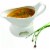 Norpro Porcelain Gravy Sauce Serving Boat with Stay Warm Candle Heated Stand - White Perspective: left