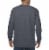 Dickies Men's Heavyweight Long Sleeve Crew Neck T-Shirt - Charcoal Perspective: left