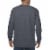 Dickies Men's Heavyweight Long Sleeve Crew Neck T-Shirt - Charcoal Perspective: left