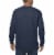 Dickies Men's Heavyweight Long Sleeve Crew Neck T-Shirt - Dark Navy Perspective: left