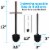 Toilet Brush and Plunger Set Toilet Plunger Toilet Brush Combo Oil Rubbed Bronze Perspective: left