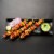 17 inch BBQ Skewers Set of 24, Used for Barbecuing Meat, Stainless Steel Barbeque Accessories Perspective: left
