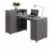 Camberly Hobby and Craft Desk with Storage Cabinet, Graphite Gray Perspective: left