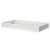 Little Seeds Monarch Hill Poppy Changing Table Topper for Nursery Dresser, Ivory Oak Perspective: left