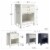 Little Seeds Monarch Hill Haven Kids' 1 Drawer Nightstand, Navy with Gold Drawer Pull Perspective: left
