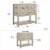 Little Seeds Sierra Ridge Levi Kids’ 3 Drawer Dresser, Light Walnut Perspective: left