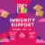 Quaker® Immunity Support Strawberry Blueberry Bliss Mighty Life® Cereal Perspective: left