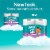 Angel Soft® Scented Tube Toilet Paper Fresh Lavender Mega Rolls Perspective: left