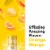 VOOST Orange Mango Flavor Effervescent Vitamin Drink Tablet Perspective: left