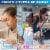 Secret Clinical Strength Clean Coconut Invisible Solid Antiperspirant and Deodorant Perspective: left