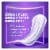 Always Discreet Pads for Women Heavy Absorbency Long Length Perspective: left